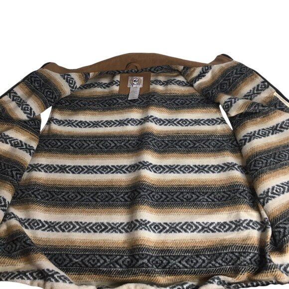 Cinch  Concealed Carry Vest Mens XXL Brown Black Wool Blend Western Aztec Lined - Picture 2 of 16